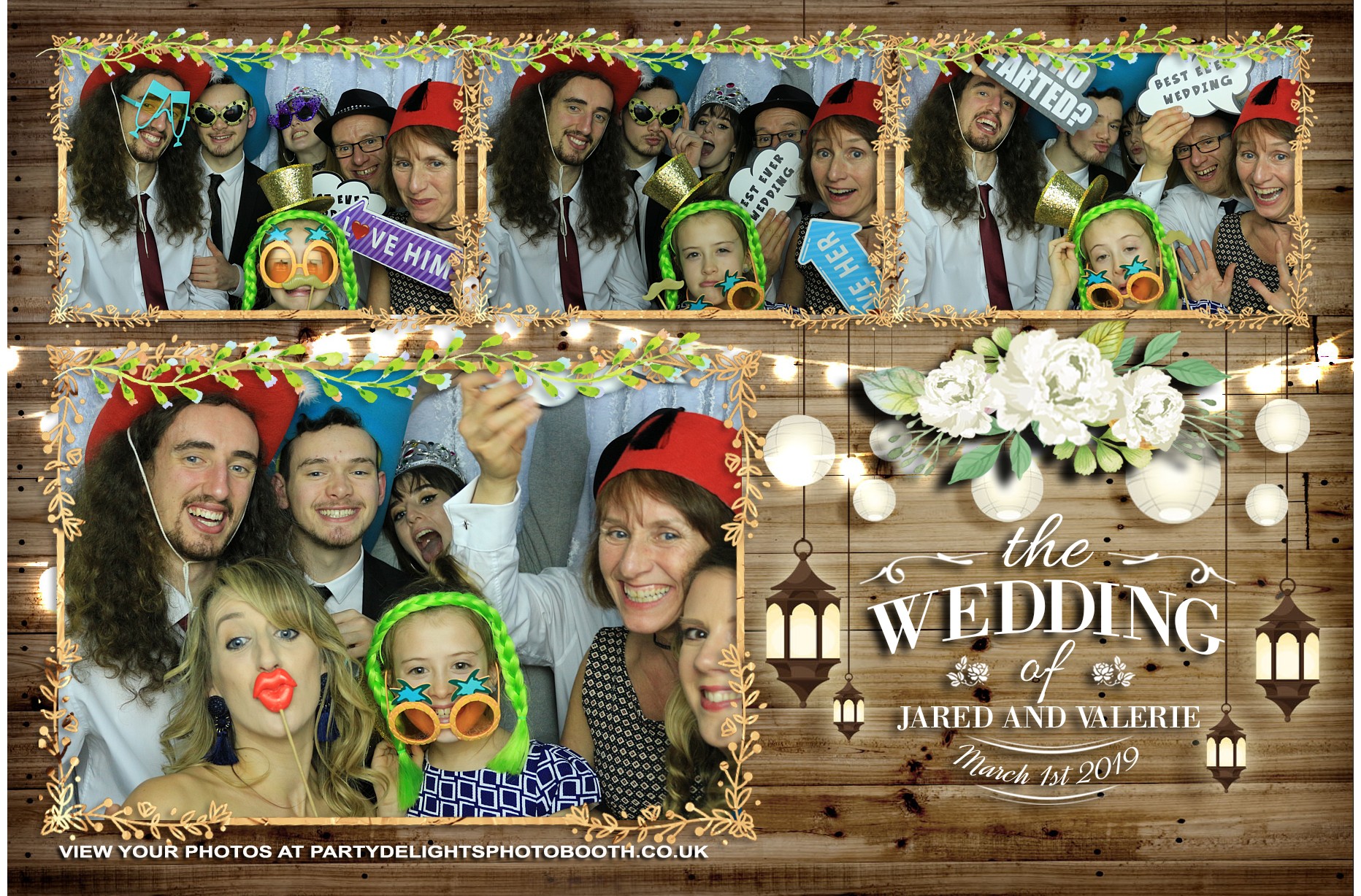 Jared and Valerie’s Wedding - Prints | View more photos from the event at gallery.partydelightsphotobooth.co.uk/u/PartyDelightsPhotoBooth/Jared-and-Valerie’s-Wedding-Prints